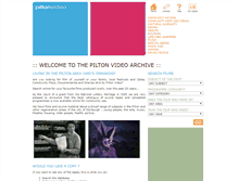 Tablet Screenshot of piltonvideoarchive.org